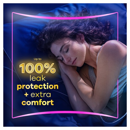 Always Platinum Secure Night Sanitary Towels Wings Size 4