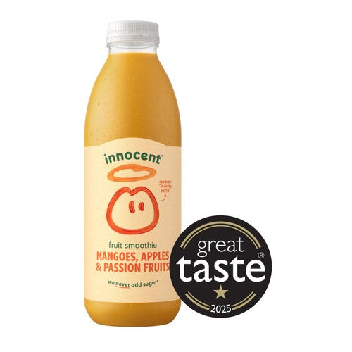Innocent Mangoes, Passion Fruits and Apples Smoothie