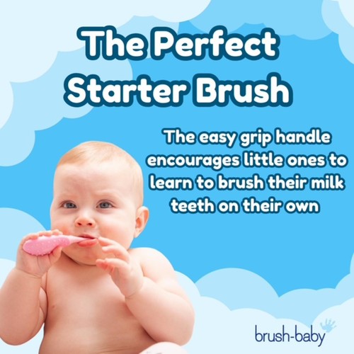 Brush-Baby Flossbrush 0-3 Years Double Pack