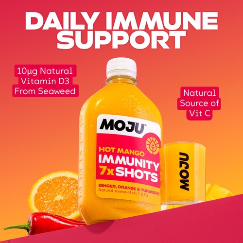 MOJU Hot Mango Immunity Dosing Bottle 7x Shots