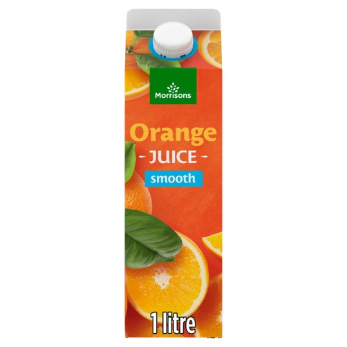 Morrisons 100% Fruit Smooth Orange Juice 1L