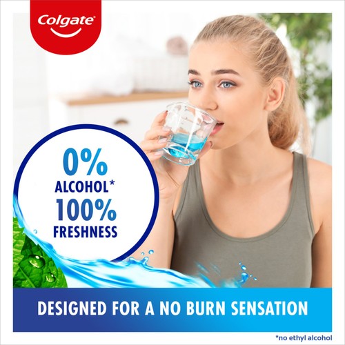 Colgate Plax Cool Mint Mouthwash Alcohol Free 500ml