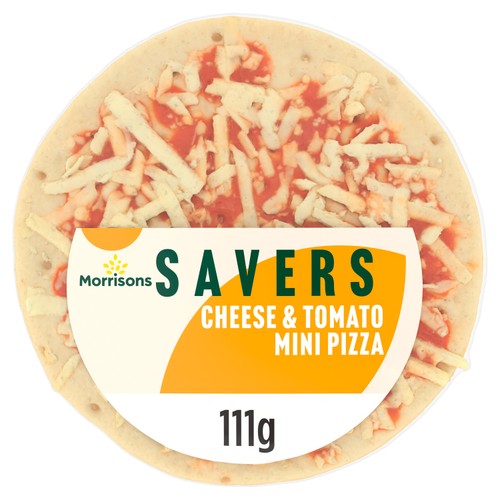 Morrisons Savers Cheese & Tomato Mini Pizza 111g
