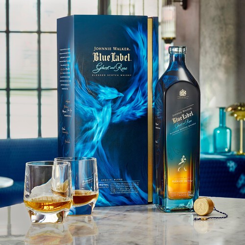 Johnnie Walker Blue Label Ghost & Rare Glenury Royal Limited Edition