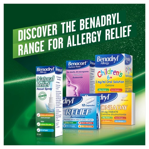 Benadryl Natural Allergy Relief Spray