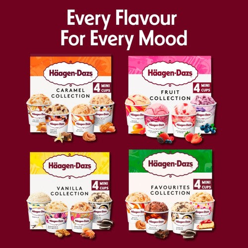 Haagen Dazs Favourites Collection Mini Cups Ice Cream