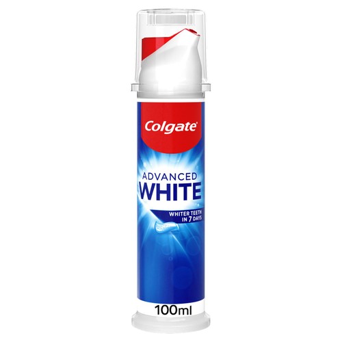 Colgate Advance White Teeth Whitening Toothpaste Pump