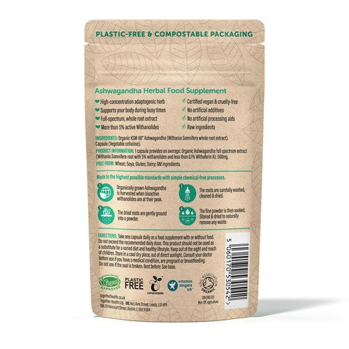 Together Health Organic Ashwagandha, Whole Root