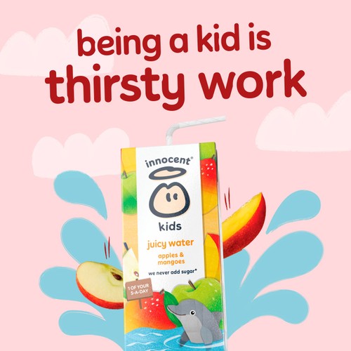 Innocent Kids Juicy Water Apples & Mangoes