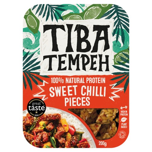Tiba Tempeh Organic Sweet Chilli Pieces