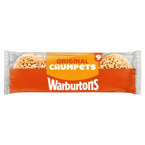 Warburtons 9 Orginial Crumpets