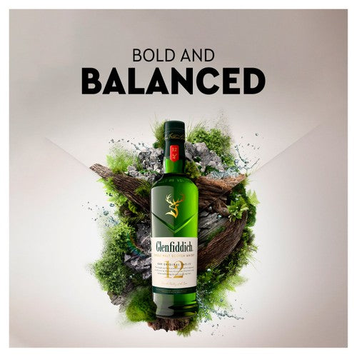 Glenfiddich 12 Year Old Single Malt Scotch Whisky