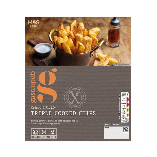 M&S Gastropub Triple Cooked Chips in Beef Dripping Side