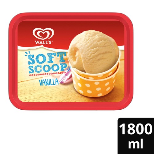 Wall's Soft Scoop Vanilla Ice Cream Dessert Tub
