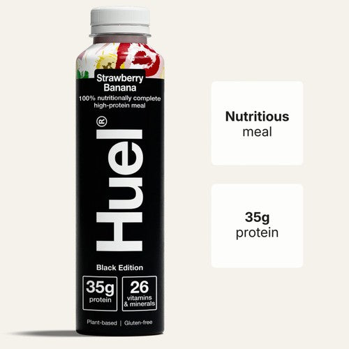 Huel Ready To Drink Black Edition Strawberry & Banana