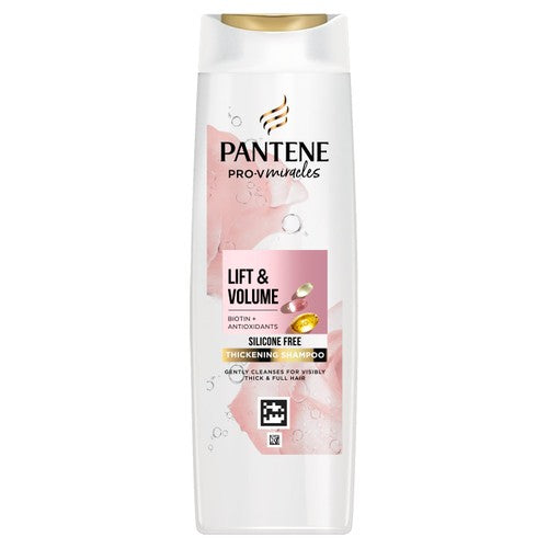 Pantene Lift & Volume Shampoo, Biotin & Rose Water