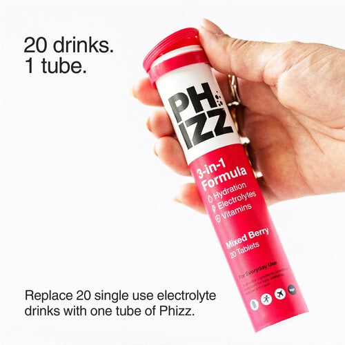 Phizz Mixed Berry 3-in-1 Hydration, Electrolytes and Vitamins Effervescent