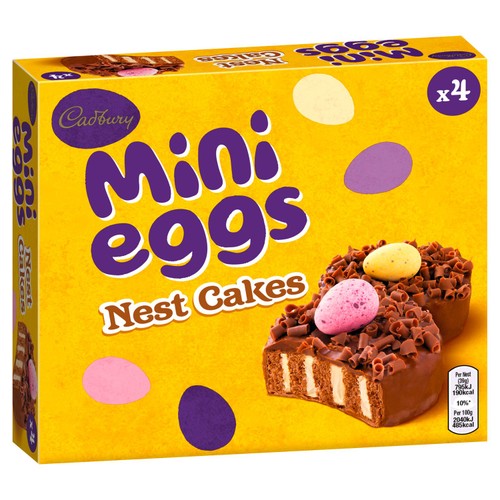 Cadbury Easter Chocolate Mini Egg Nest Cakes