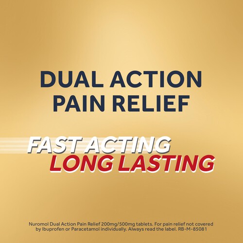 Nuromol Pain Relief Ibuprofen & Paracetamol Tablets