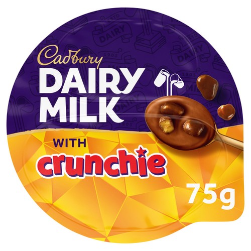 Cadbury Pots of Joy Dairy Milk with Crunchie 75gDessert 75g
