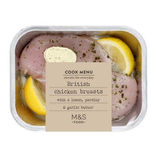 M&S Cook Menu 2 Lemon & Garlic Chicken Breasts – Interactive Group