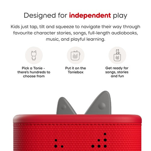 Tonies Red Toniebox 2 with Creative Tonie