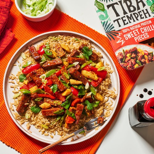 Tiba Tempeh Organic Sweet Chilli Pieces