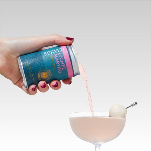 Served Lychee Martini