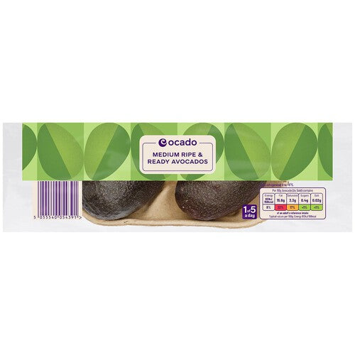 Ocado Medium Ripe & Ready Hass Avocados