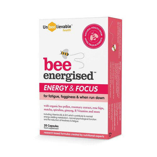 Unbeelievable Health Bee Energised Energy & Focus Supplement Capsules