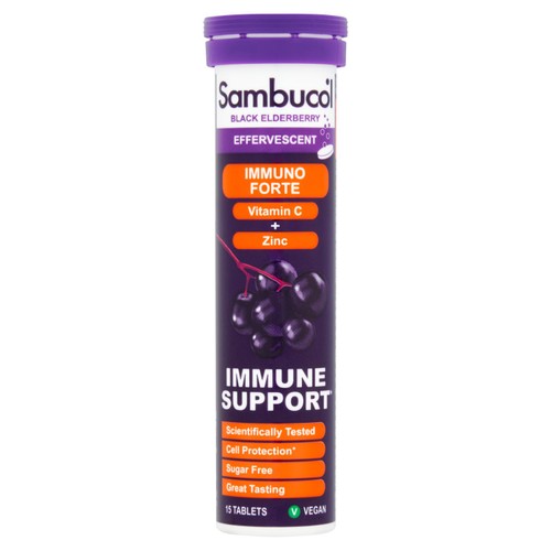 Sambucol Black Elderberry Immuno Forte Effervescent Tablets