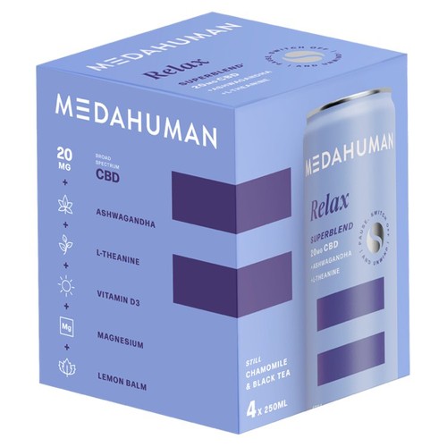 Medahuman Relax CBD Drink Chamomile & Black Tea
