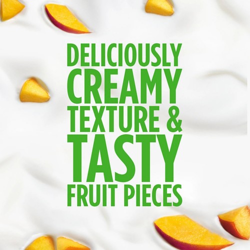 Activia Peach Fat Free No Added Sugar Gut Health Fruit Yoghurt Multipack