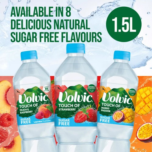 Volvic Touch of Fruit Watermelon Sugar Free Still Flavoured Water