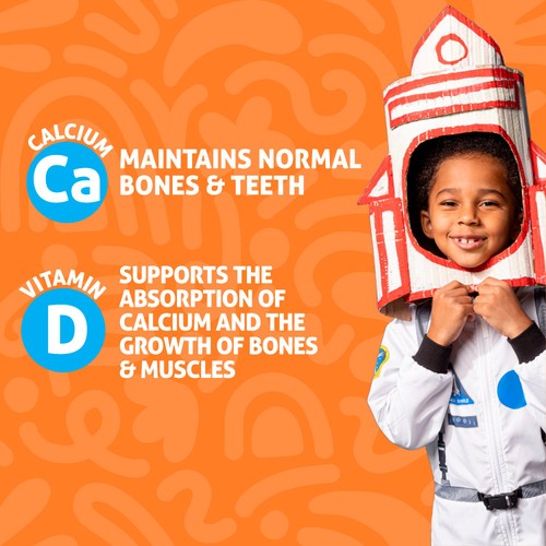 Haliborange Kid's Softies Calcium & Vitamin D Strawberry Gummies 3-12yrs