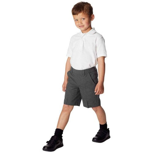 M&S Boys Regular Leg School Shorts, 13-14 Y, Grey