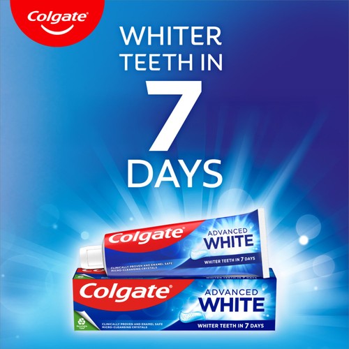 Colgate Advance White Teeth Whitening Toothpaste Pump