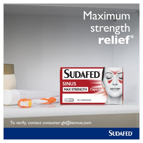 Sudafed Sinus Max Strength Capsules