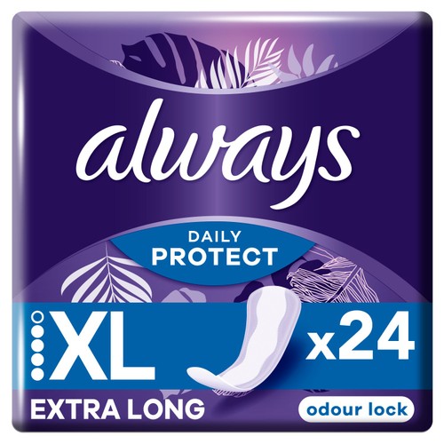 Always Dailies Extra Protect Long Plus Panty Liners