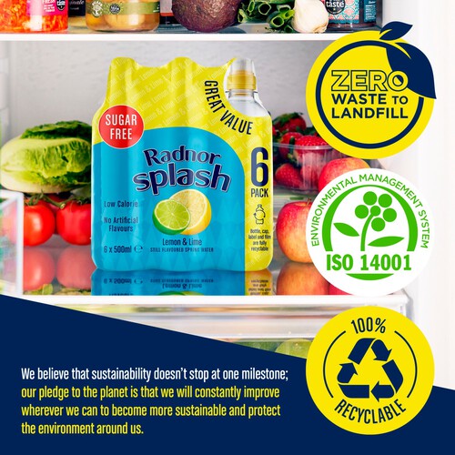 Radnor Splash Lemon & Lime Flavoured Water