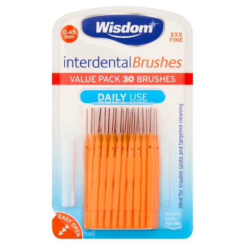 Wisdom Daily Use Interdental Brushes Orange 0.45mm