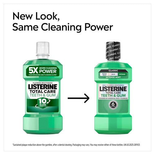 Listerine Total Care Teeth And Gum Fresh Mint Mouthwash 1L
