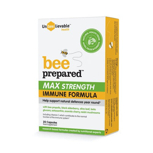 Unbeelievable Health Bee Prepared Max Strength Immune Formula Capsules