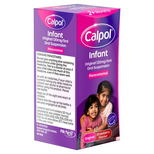 Calpol Infant Oral Suspension Strawberry 2+ Months