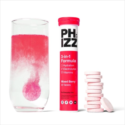 Phizz Mixed Berry 3-in-1 Hydration, Electrolytes and Vitamins Effervescent