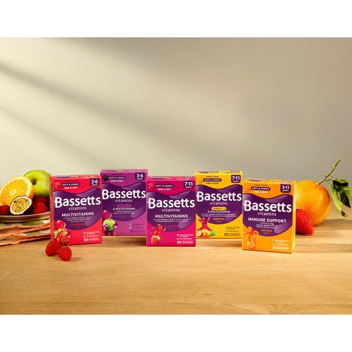 Bassetts Multivitamins, Raspberry 7-11yrs