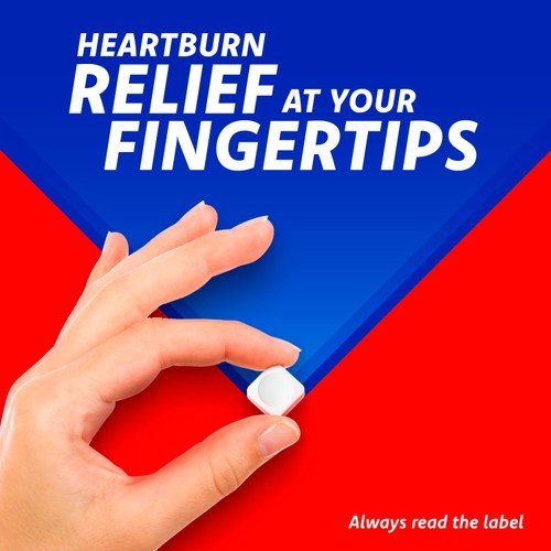 Rennie Orange Heartburn & Indigestion Chewable Tablets
