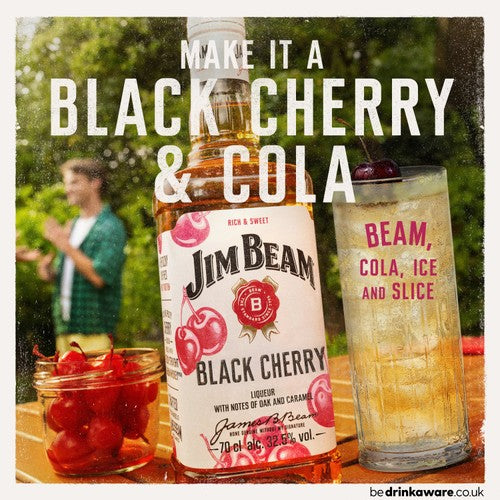 Jim Beam Black Cherry Kentucky Bourbon Whiskey