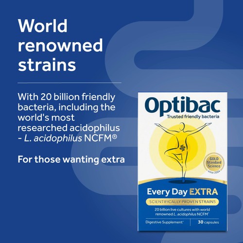 Optibac Probiotics Every Day EXTRA - 30 Capsules