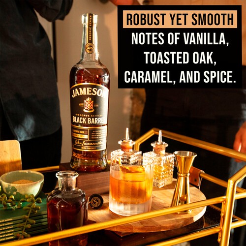 Jameson Black Barrel Triple Distilled Blended Irish Whiskey